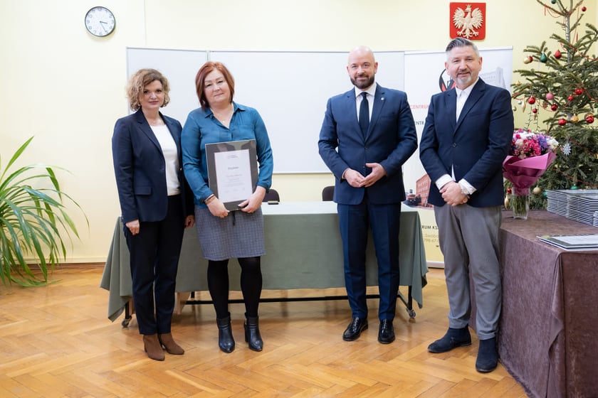 Wręczenie dyplomów dyrektorom placówek oświatowych, 10.01.2024